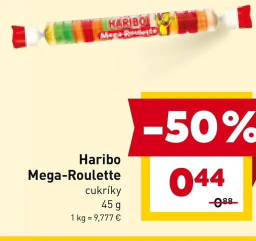 Haribo Mega Roulette Cukríky