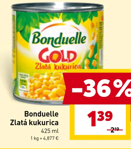 Bonduelle Gold Zlatá kukurica