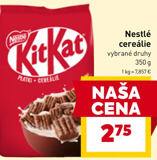 KitKat cereálie
