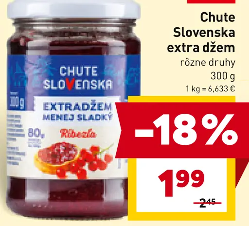 Chute Slovenska extra džem