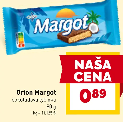 Orion Margot čokoládová tyčinka
