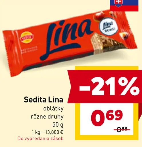 Sedita Lina oblátky
