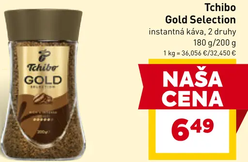 Tchibo Gold Selection instantná káva