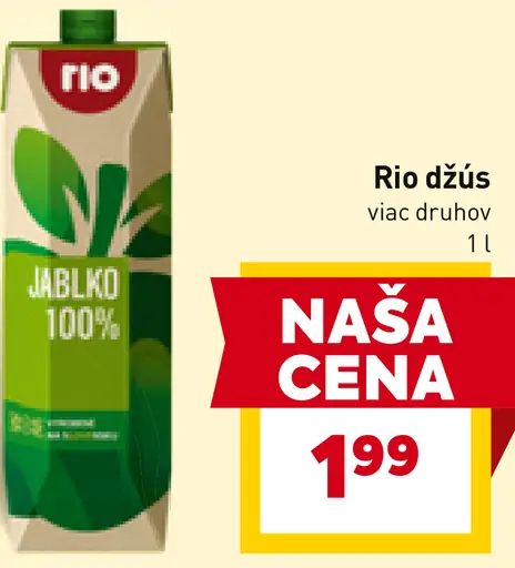 Rio džús jablko 100%