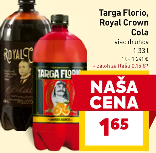 Targa Florio, Royal Crown Cola sýtený nápoj