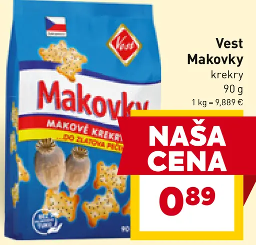 Vest Makovky krekry