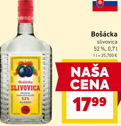 Bošácka slivovica 52%