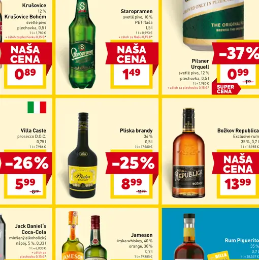 Pilsner Urquell svetlé pivo 12%