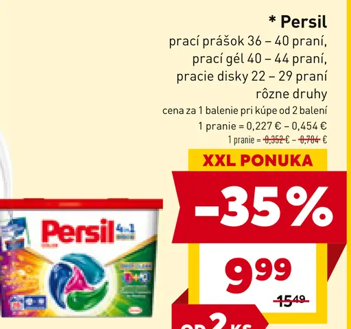 Persil prací prášok