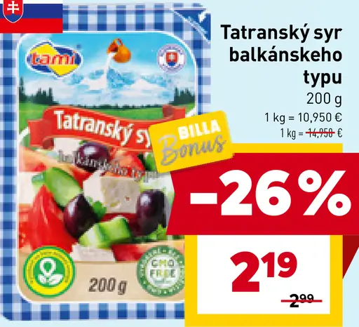 Tatranský syr balkánskeho typu