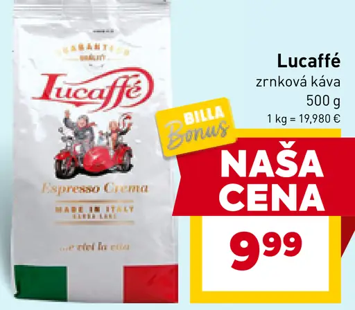 Lucaffé Classic zrnková káva