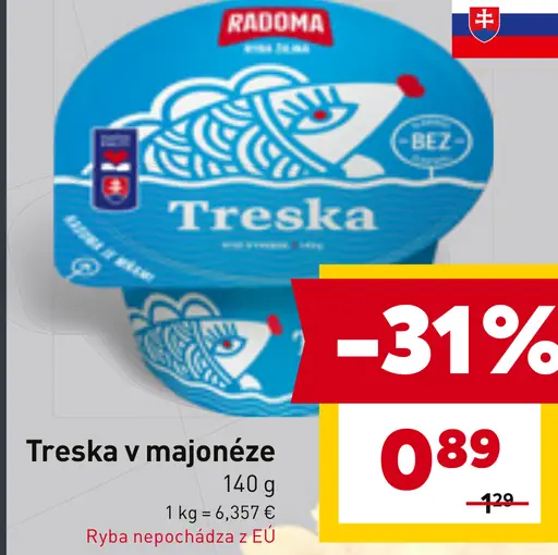 Treska v majonéze