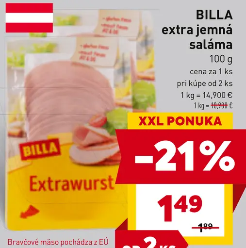 Extra jemná saláma