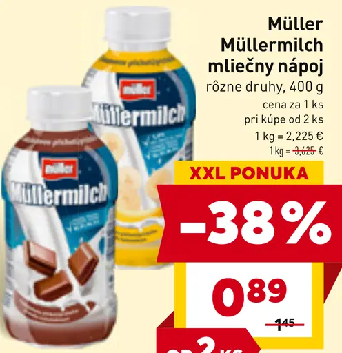 Müller Müllermilch Mliečny nápoj