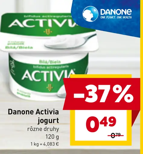 Danone Activia jogurt