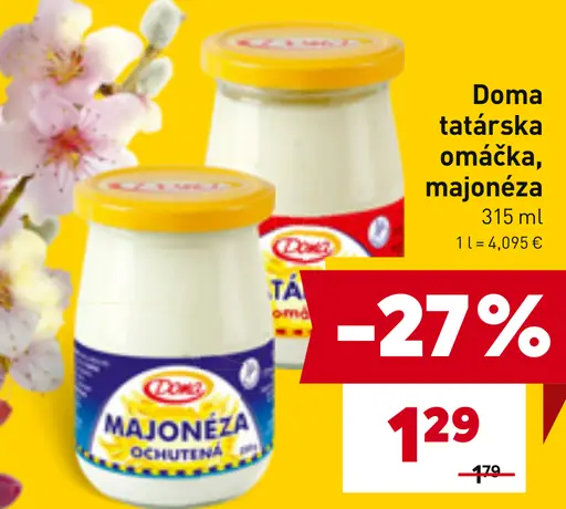 ZÁZ Tatranská omáčka, majonéza