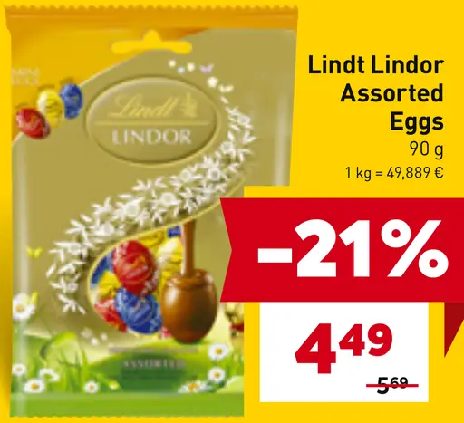 Lindt Lindor Assorted Eggs