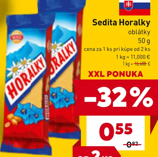 Sedita Horalky oblátky