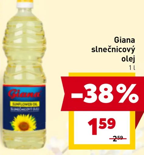 Giana Slnečnicový olej