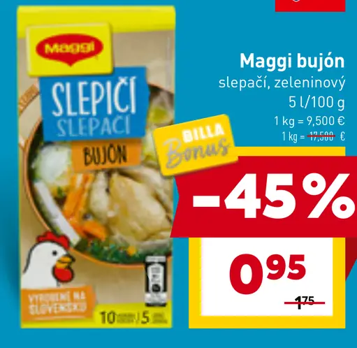 Maggi bujón slepačí alebo zeleninový