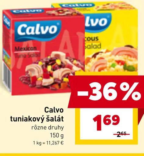 Calvo Tuniakový šalát