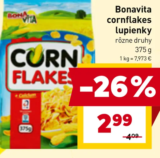 Bonavita cornflakes lupienky