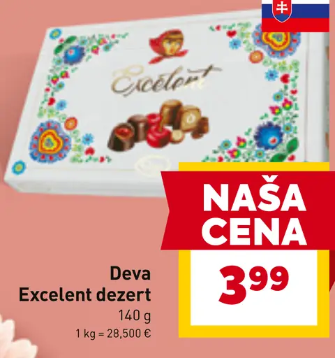 Deva Excellent čokoládový dezert