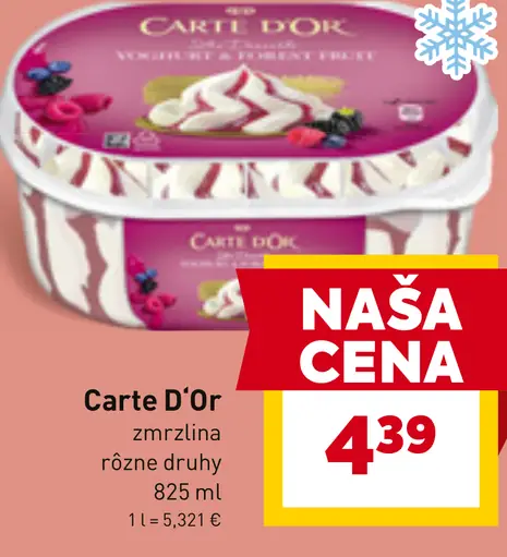 Carte D'Or zmrzlina