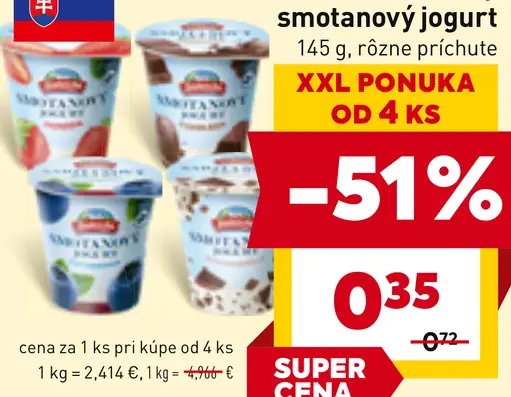 Zvolenský smotanový jogurt