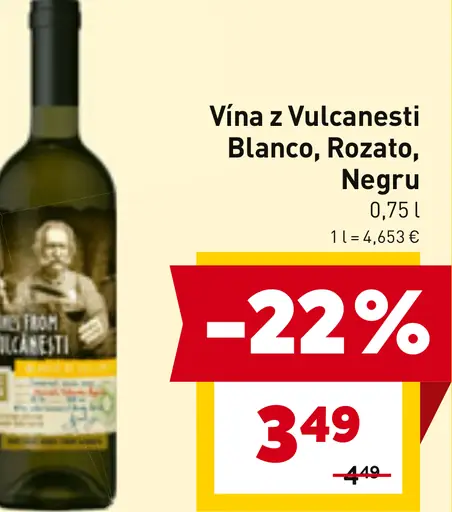 Vína z Vulcanesti Blanco, Rozato, Negru víno