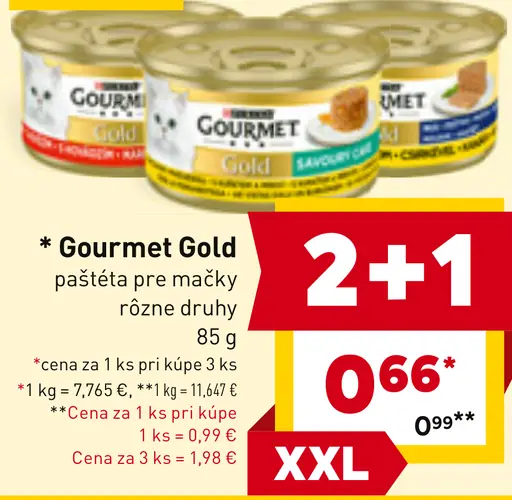 Gourmet Gold paštéta pre mačky