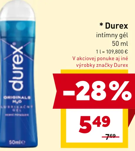 Durex intímny gél