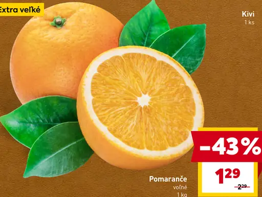 Pomaranče extra veľké