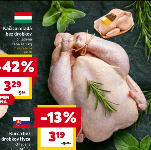 Kurča bez drobkov Hyza chladené