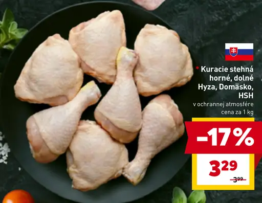 Kuracie stehná horné, dolné Hyza Domäsko HSH