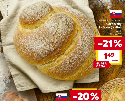 Gazdovský kváskový chlieb