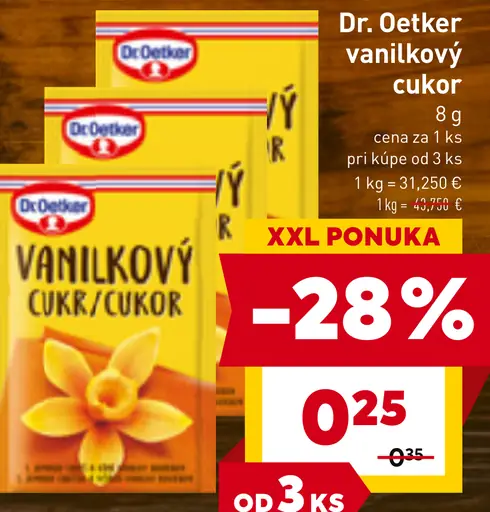 Dr. Oetker Vanilkový cukor