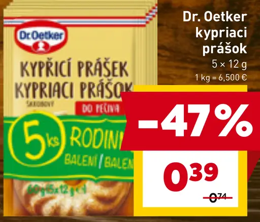 Dr. Oetker kypriaci prášok do pečiva