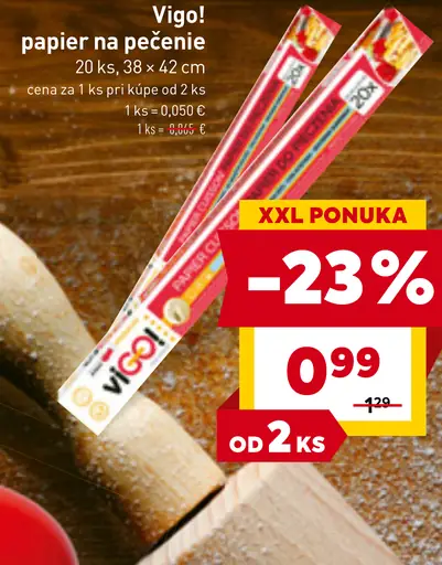 Vigo! papier na pečenie