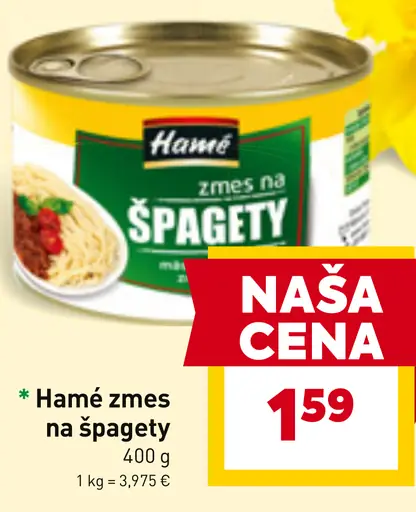 Hamé Zmes na špagety