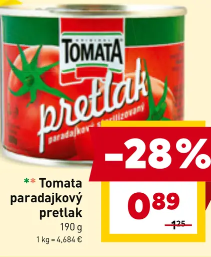 TOMATA Paradajkový pretlak