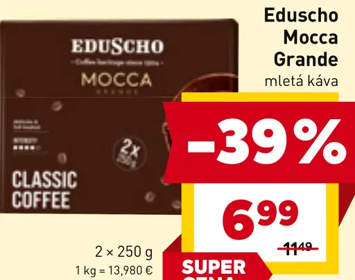 Eduscho Mocca Grande pražená mletá káva