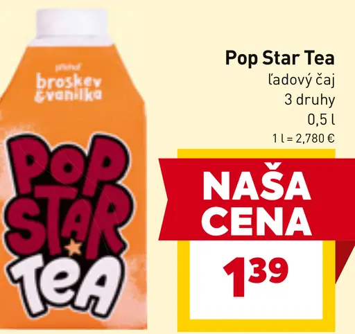 Pop Star Tea ľadový čaj