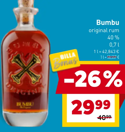 Bumbu Original rum 40 %