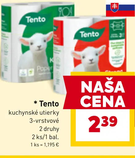 Tento kuchynské utierky 3-vrstvové