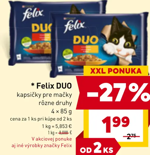 Felix kapsičky pre mačky