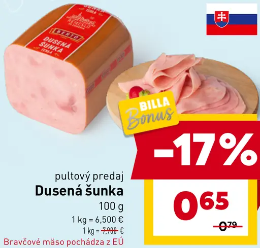 Dusená šunka