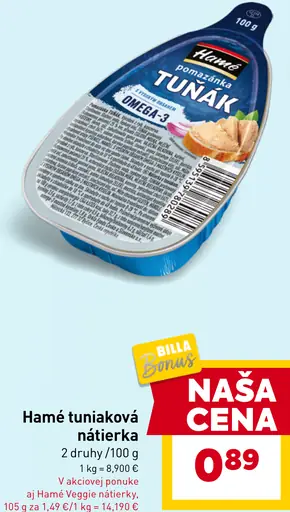 Hamé Tuniaková nátierka