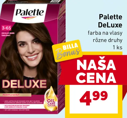 Palette DELUXE farba na vlasy