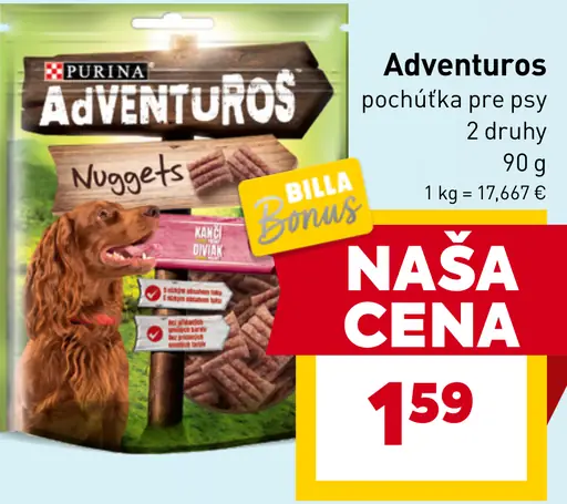 Purina Adventuros pochúťka pre psy Nuggets